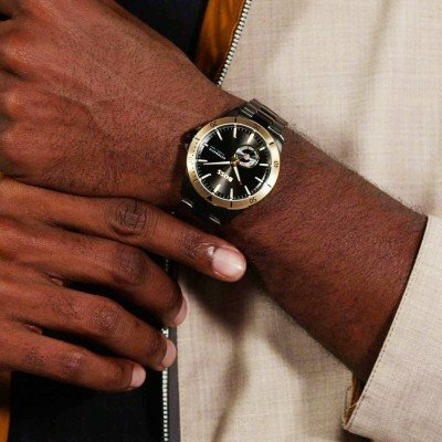 Montre Homme Hugo Boss Troper Automatique 1514203 Boîtier et Bracelet Acier Noir vue 4