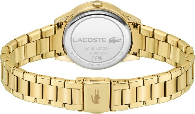 Montre Femme Lacoste Ladycroc 2001216, Boîtier et Bracelet Acier Doré, Cadran Nacré vue 3