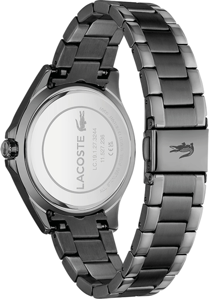 Montre Lacoste Swing 2001224 pour Femme - Cadran et bracelet acier gris vue 3