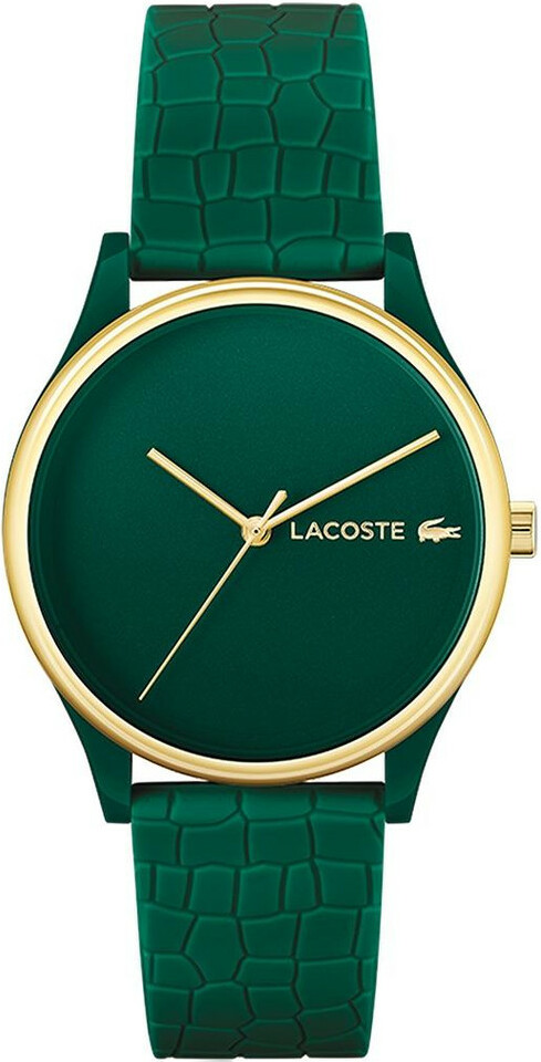 Montre Femme Lacoste Crocodelle 2001247 bracelet en silicone vert