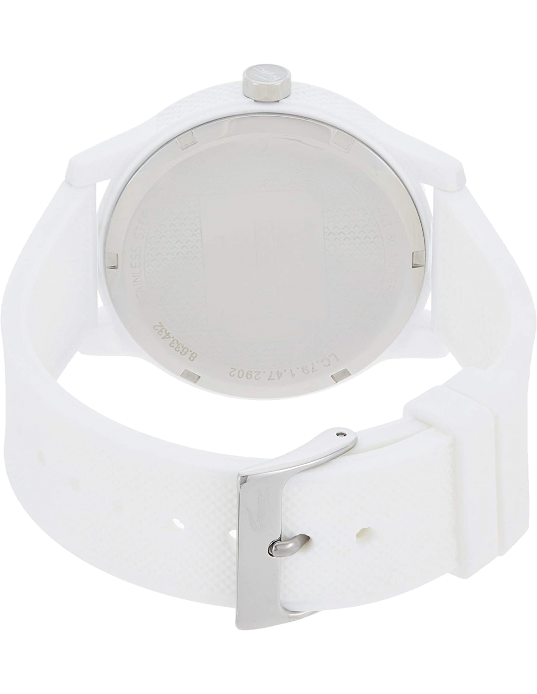 Montre Lacoste 2011039 Bracelet Silicone Blanc vue 4