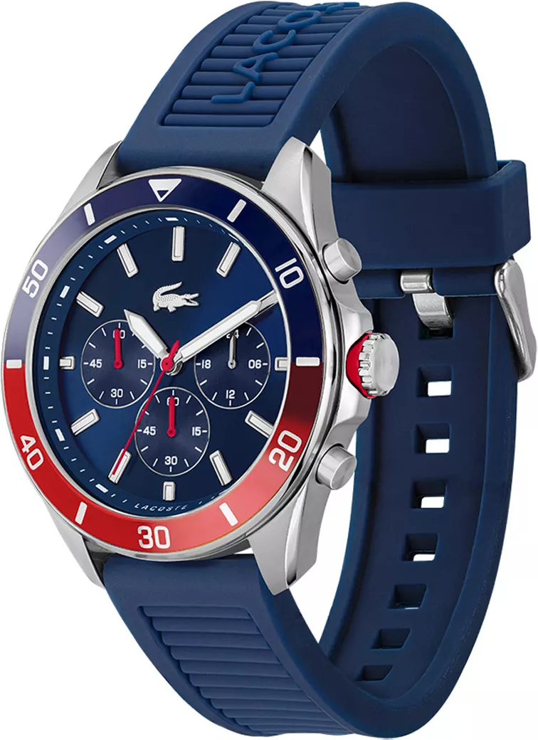 Montre Homme Lacoste 2011154 Cadran et Bracelet Bleu Multifonctions vue 2