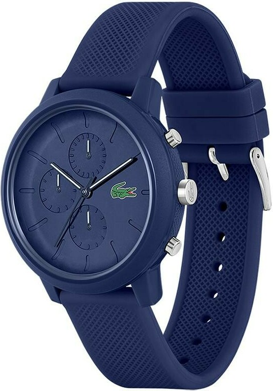 Montre Homme Lacoste 2011244 Chronographe Quartz, Boîtier et Bracelet Bleu Silicone vue 2