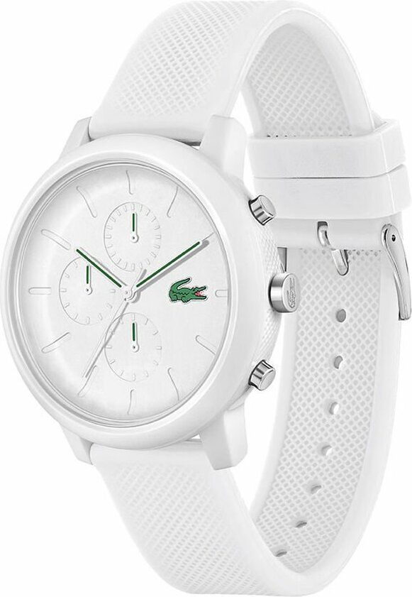 Montre Homme Lacoste 2011246 Chronographe Quartz - Boîtier et Bracelet Blanc vue 2
