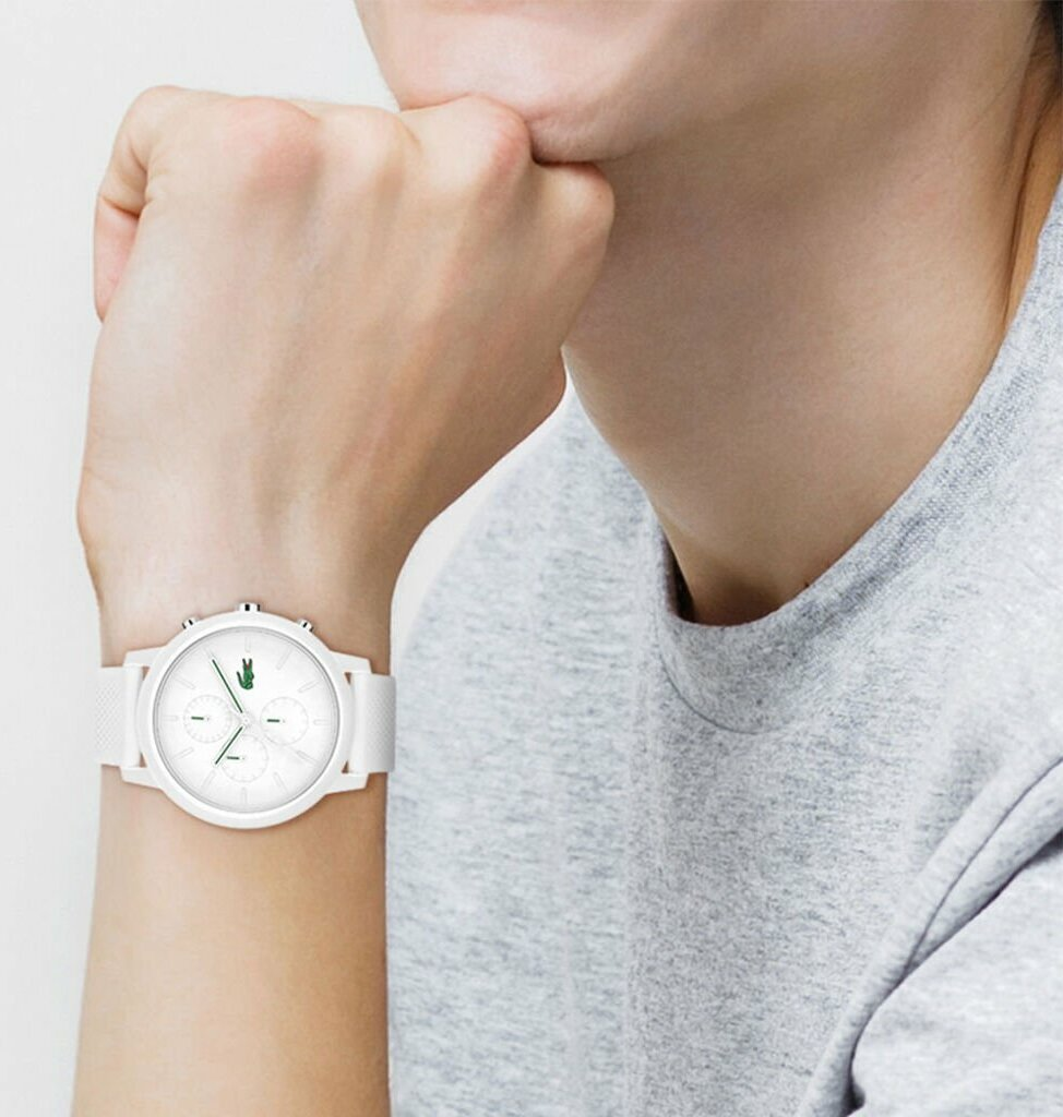 Montre Homme Lacoste 2011246 Chronographe Quartz - Boîtier et Bracelet Blanc vue 4