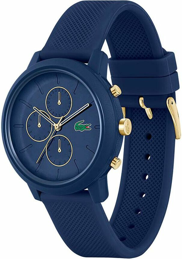 Montre Homme Lacoste 2011248 Chronographe Quartz Bleu - Bracelet Silicone vue 2