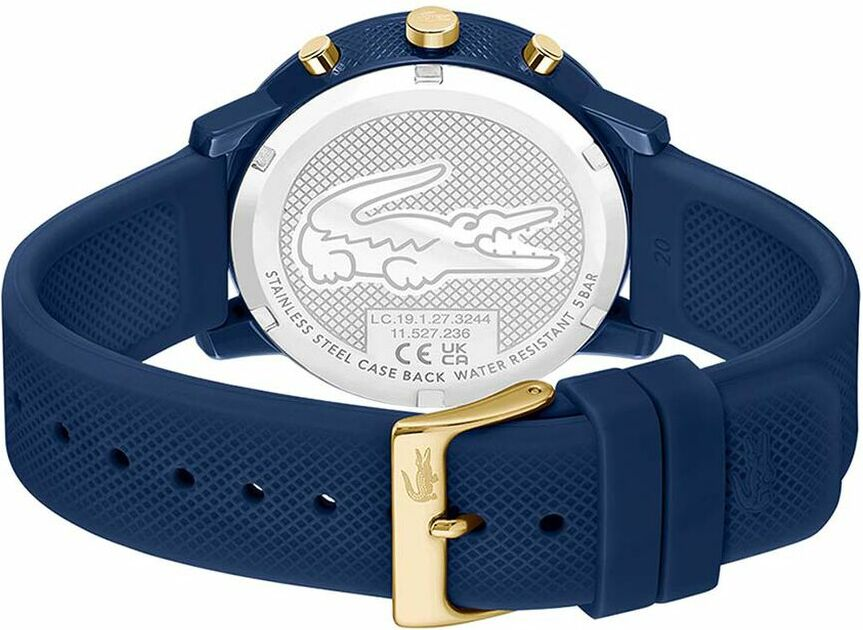 Montre Homme Lacoste 2011248 Chronographe Quartz Bleu - Bracelet Silicone vue 3