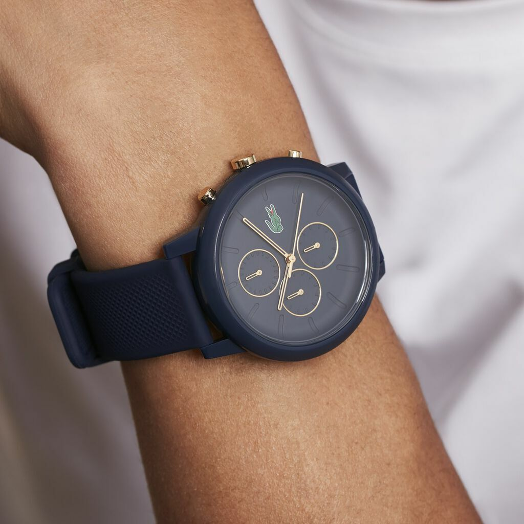 Montre Homme Lacoste 2011248 Chronographe Quartz Bleu - Bracelet Silicone vue 5
