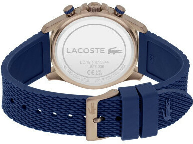 Montre Homme Lacoste 2011253 Cadran Bleu Multifonctions Bracelet Silicone vue 3