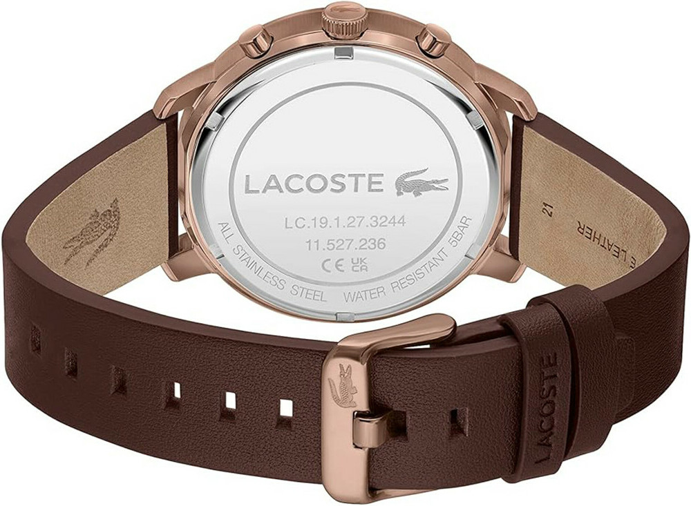 Montre Lacoste Replay 2011257 - Bracelet Cuir Marron et Cadran Multifonctions vue 3