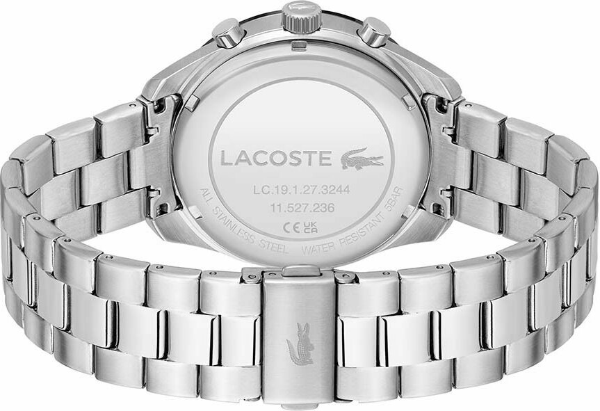 Montre Lacoste 2011271 Boston en Acier Argenté et Cadran Doré vue 2