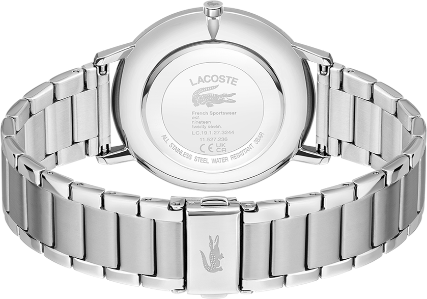 Montre Homme Lacoste 2011311 - Cadran Vert et Bracelet Acier Argenté vue 3