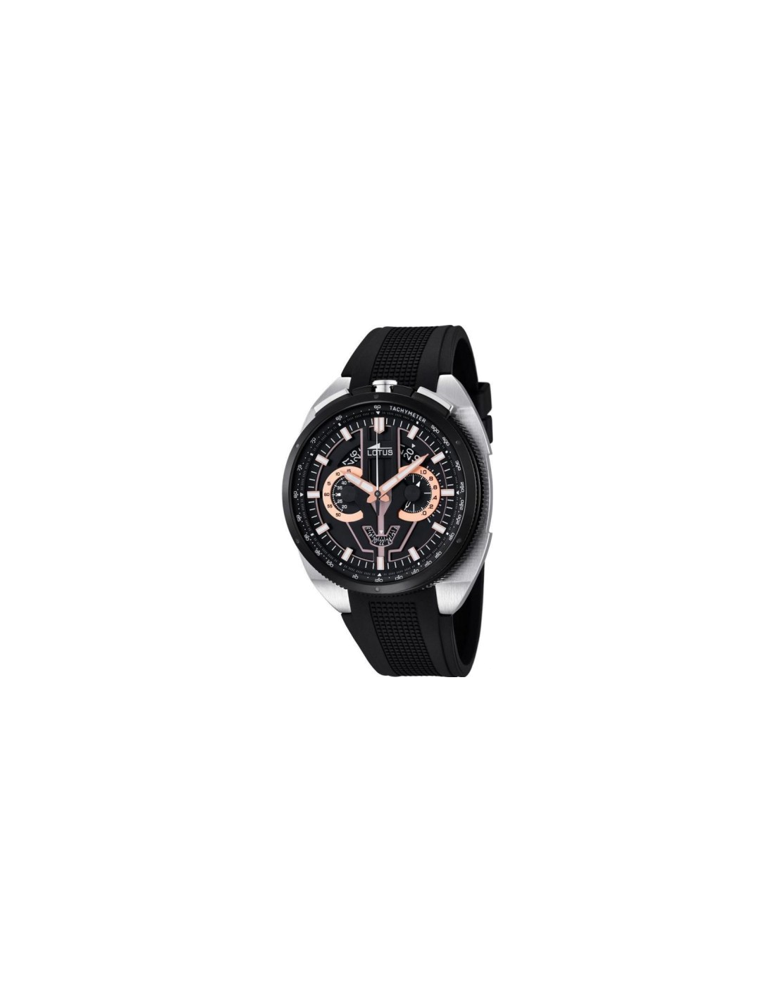 Montre Homme Lotus Chrono L10128/4 en Acier Noir