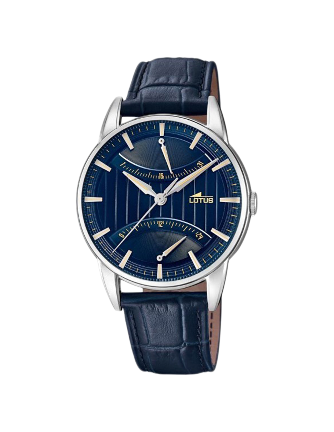 Montre Homme Lotus L18429/3 - Cadran Bleu, Bracelet Cuir Bleu