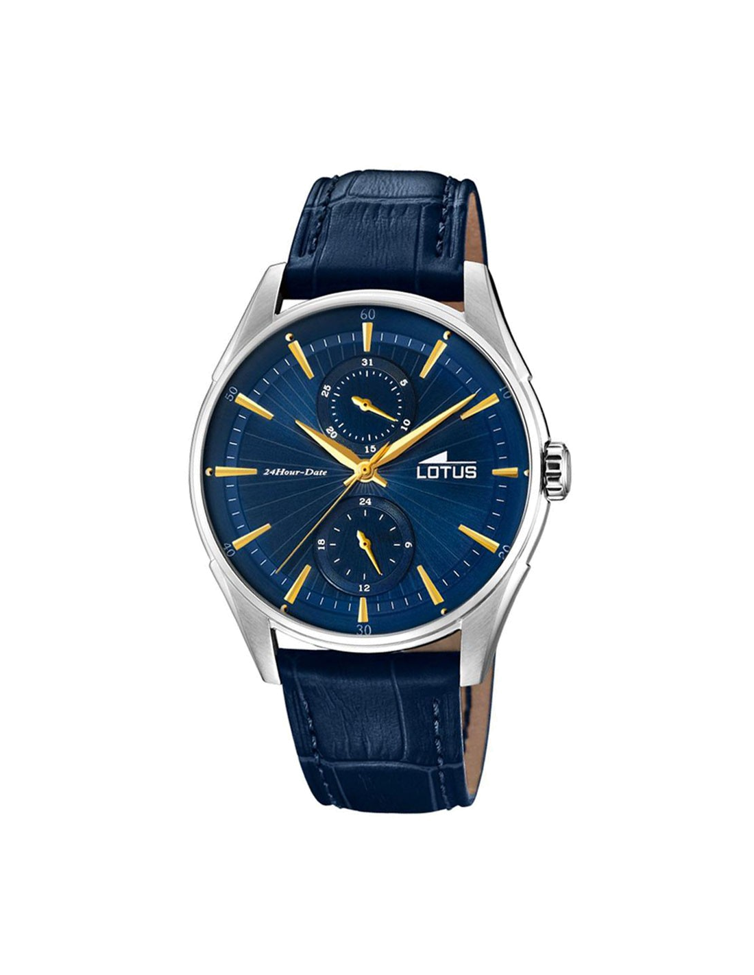 Montre Homme Lotus Chronographe L18523/3 en Acier, Cadran et Bracelet Bleu