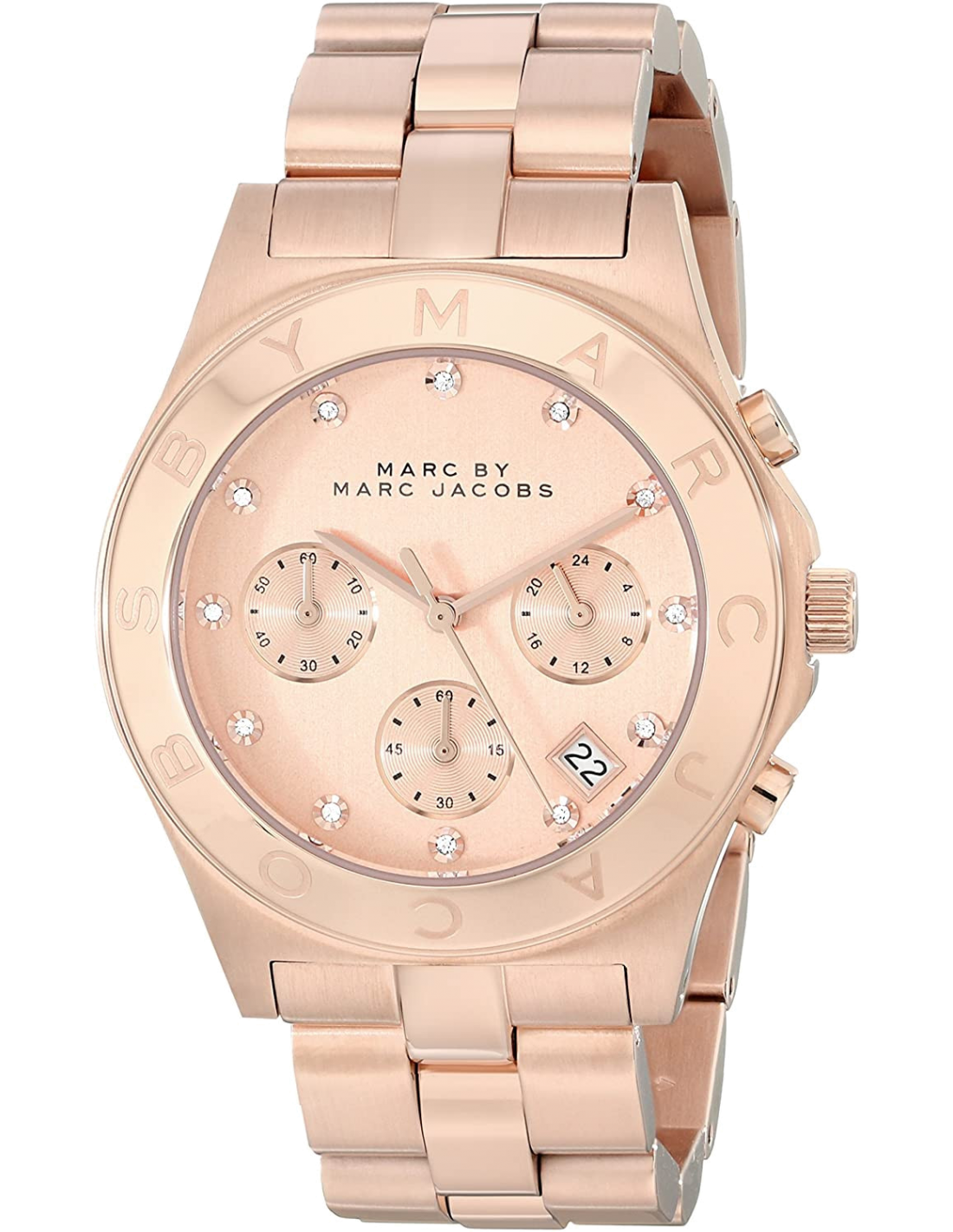 Marc Jacobs MBM3102 montre quartz 36mm acier inoxydable — Montres Outlet