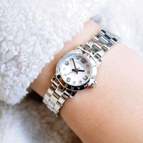 Montre Femme Marc Jacobs MBM3225 Acier Inoxydable Argent et Doré 28mm vue 3