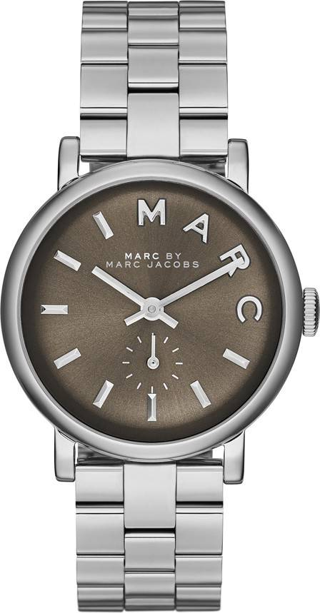 Montre Femme Marc Jacobs Baker MBM3329 Cadran Gris Acier Inoxydable Argent