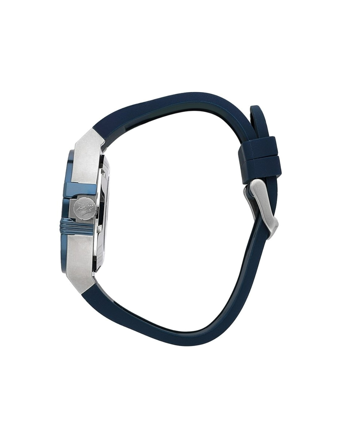 Maserati Potenza R8821108028 - Montre automatique homme avec cadran squelette et bracelet silicone bleu vue 3