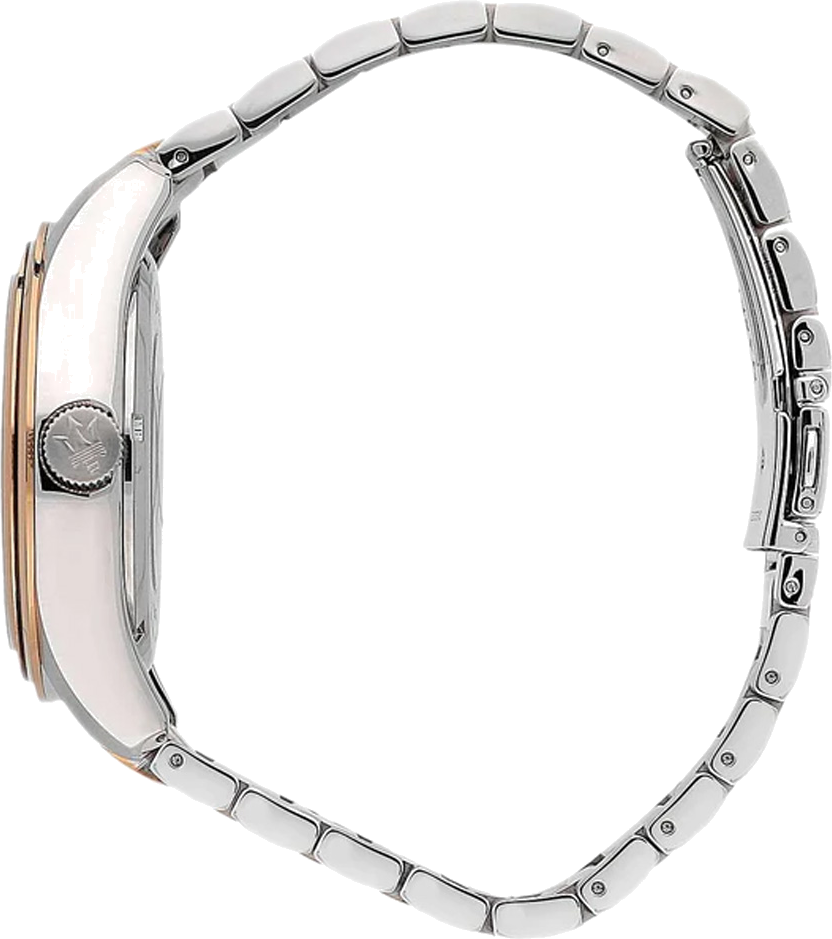 Montre Maserati Traguardo automatique squelette R8823112001 pour homme, acier argent et or rose vue 2