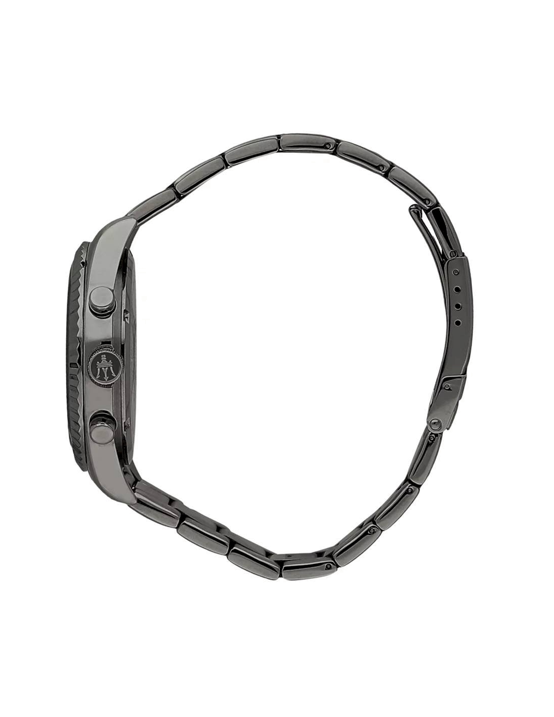 Montre Homme Maserati Competizione R8853100019 en acier gris cadran bleu vue 4