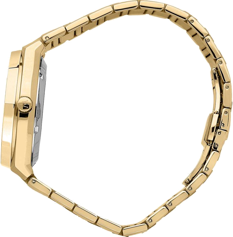 Montre Homme Maserati Stile R8853142004, boîtier et bracelet acier doré jaune vue 3