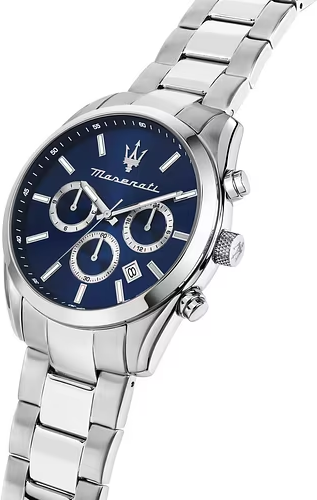 Montre Maserati R8853151005 en Acier Argenté avec Cadran Bleu vue 2
