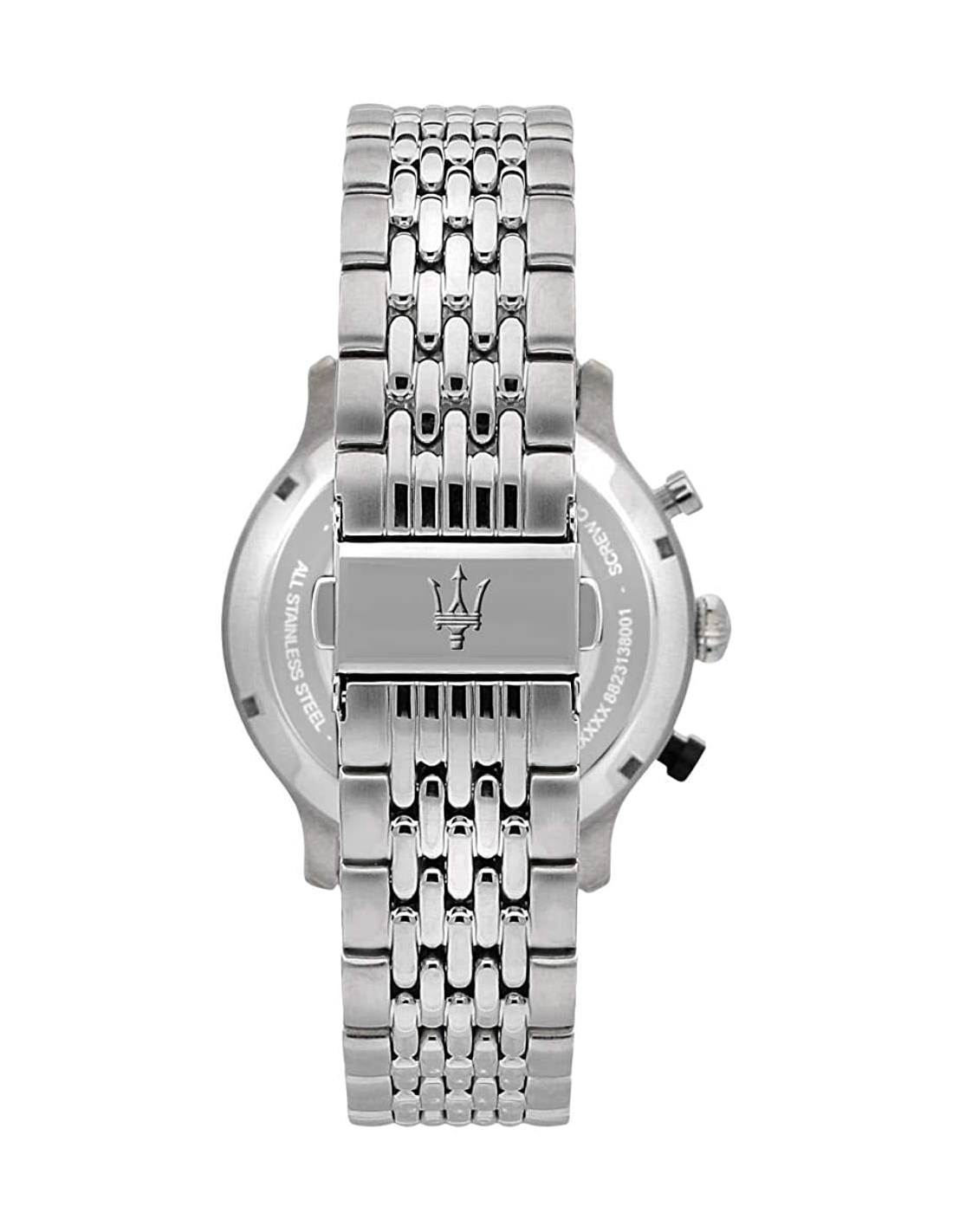 Maserati Legend Chronographe Homme - Boîtier et bracelet acier argenté, cadran noir - Réf. R8873638001 vue 2