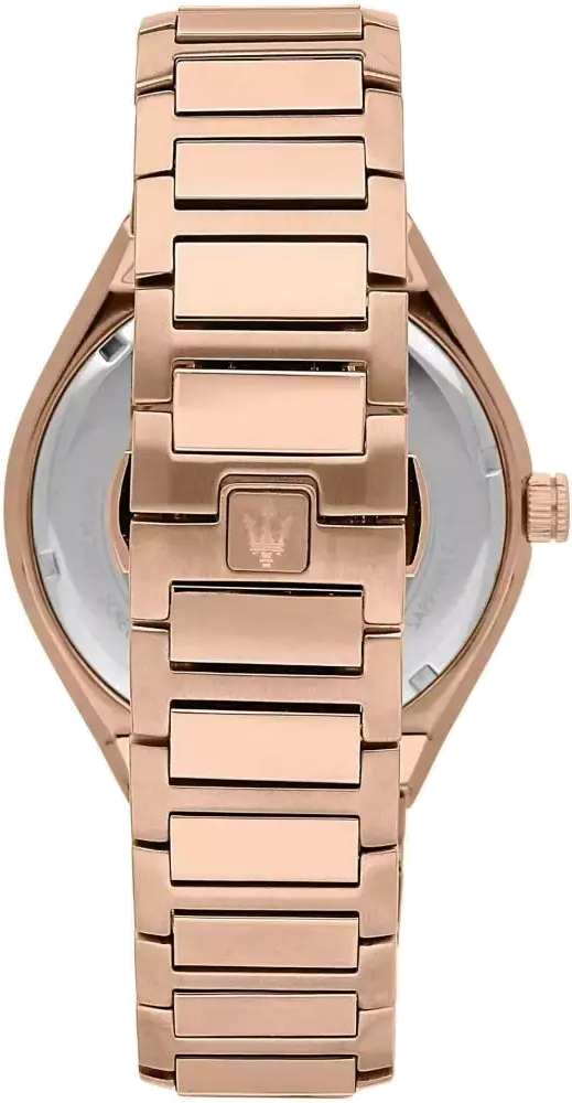 Montre Homme Maserati R8873642007 - Boîtier Or Rose 43mm, Cadran Noir, Quartz vue 4