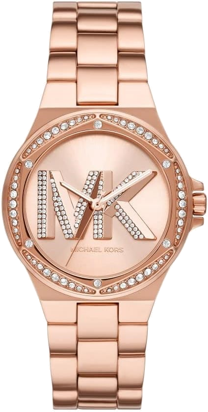 Montre Michael Kors Lennox MK1063 pour Femme, Cadran et Bracelet Or Rose