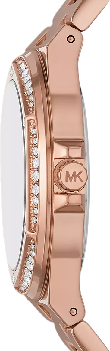 Montre Michael Kors Lennox MK1063 pour Femme, Cadran et Bracelet Or Rose vue 3