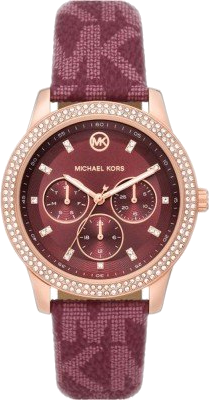 Montre multifonction Michael Kors Tibbey MK2967 cadran bordeaux