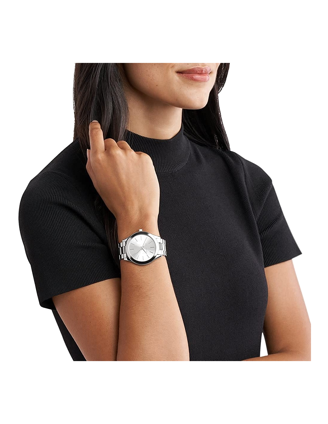 Montre Michael Kors MK3178 en Acier Argenté 42 mm vue 6