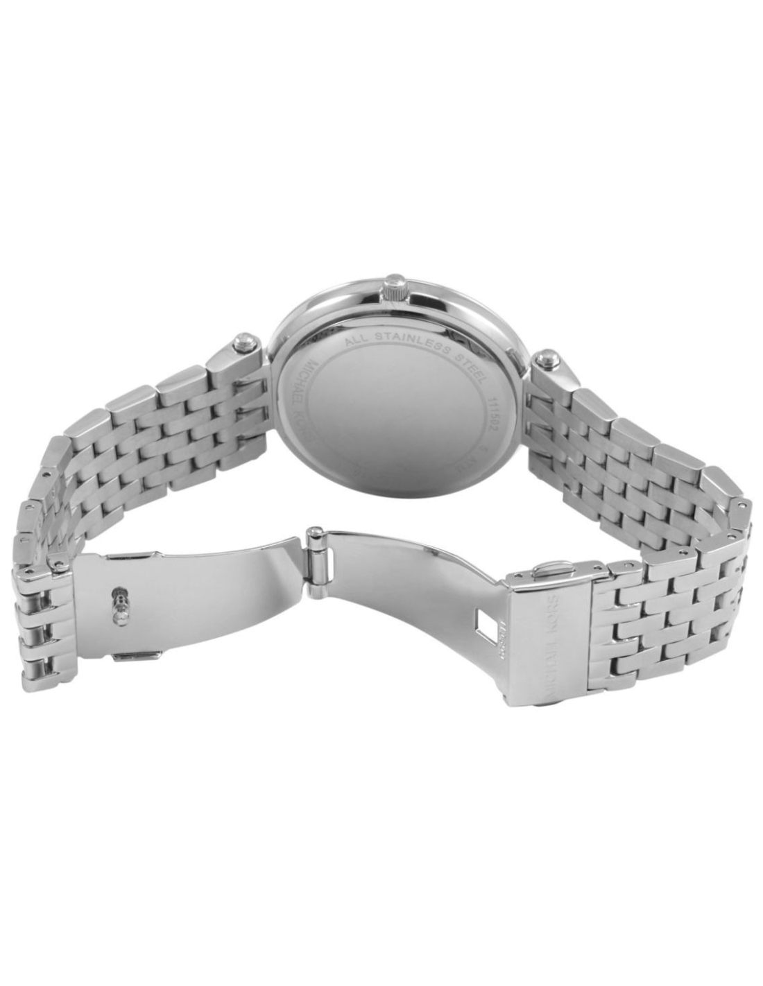 Montre Michael Kors MK3190 en acier doré avec lunette et cadran sertis de cristaux vue 3