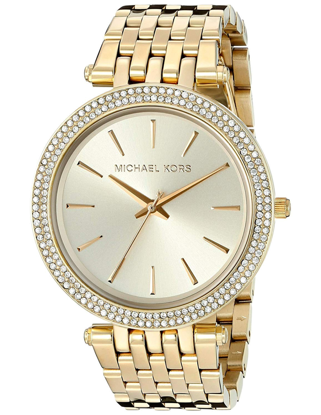 Montre Michael Kors Darci MK3191 pour Femme - Cadran et bracelet acier doré jaune 39mm