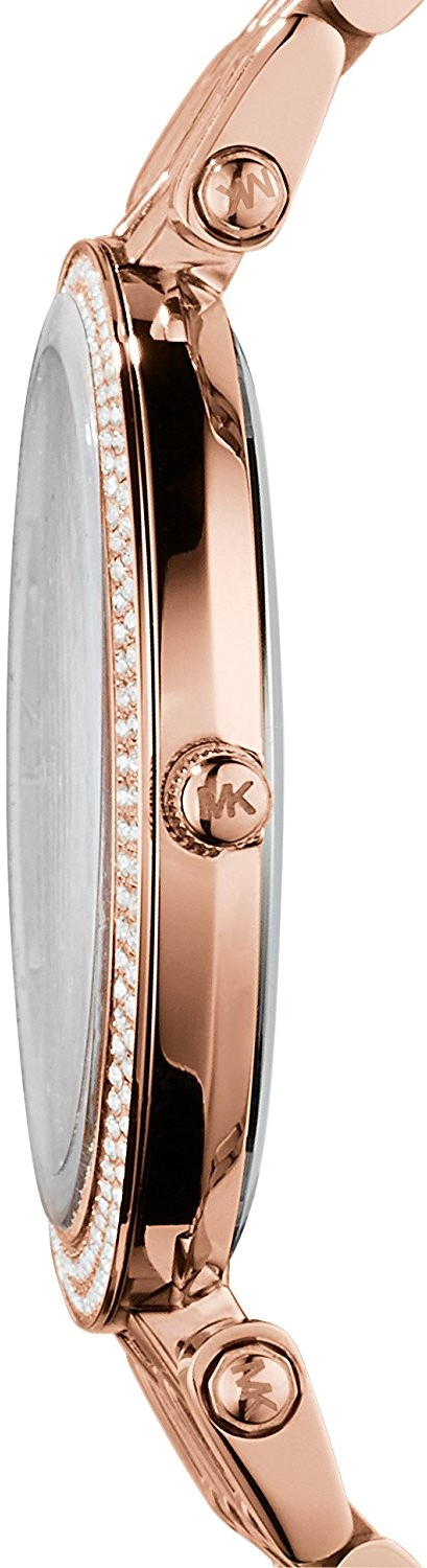 Montre Michael Kors Darci MK3192 ornée de cristaux en acier or rose vue 2