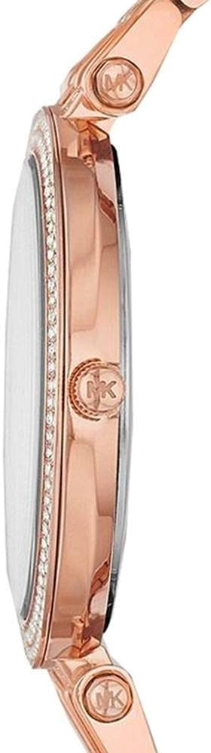 Montre Femme Michael Kors Darci MK3220 en Acier Or Rose avec Brillants vue 2