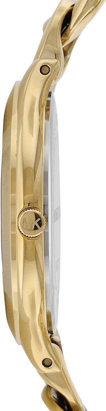 Montre Femme Michael Kors MK3222 Runway - Cadran et bracelet chaîne en acier doré vue 3