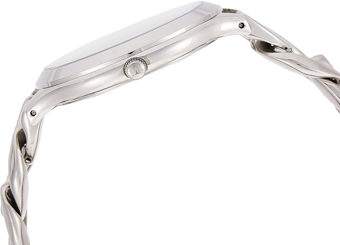 Montre Femme Michael Kors MK3279 Runway - Cadran et Bracelet Chaîne en Acier Argenté vue 3