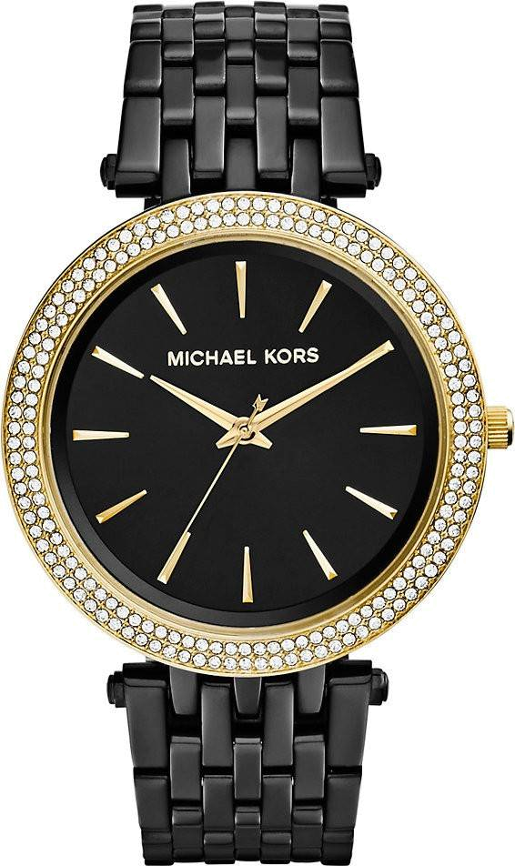 Montre Femme Michael Kors Darci MK3322 en Acier Noir et Doré