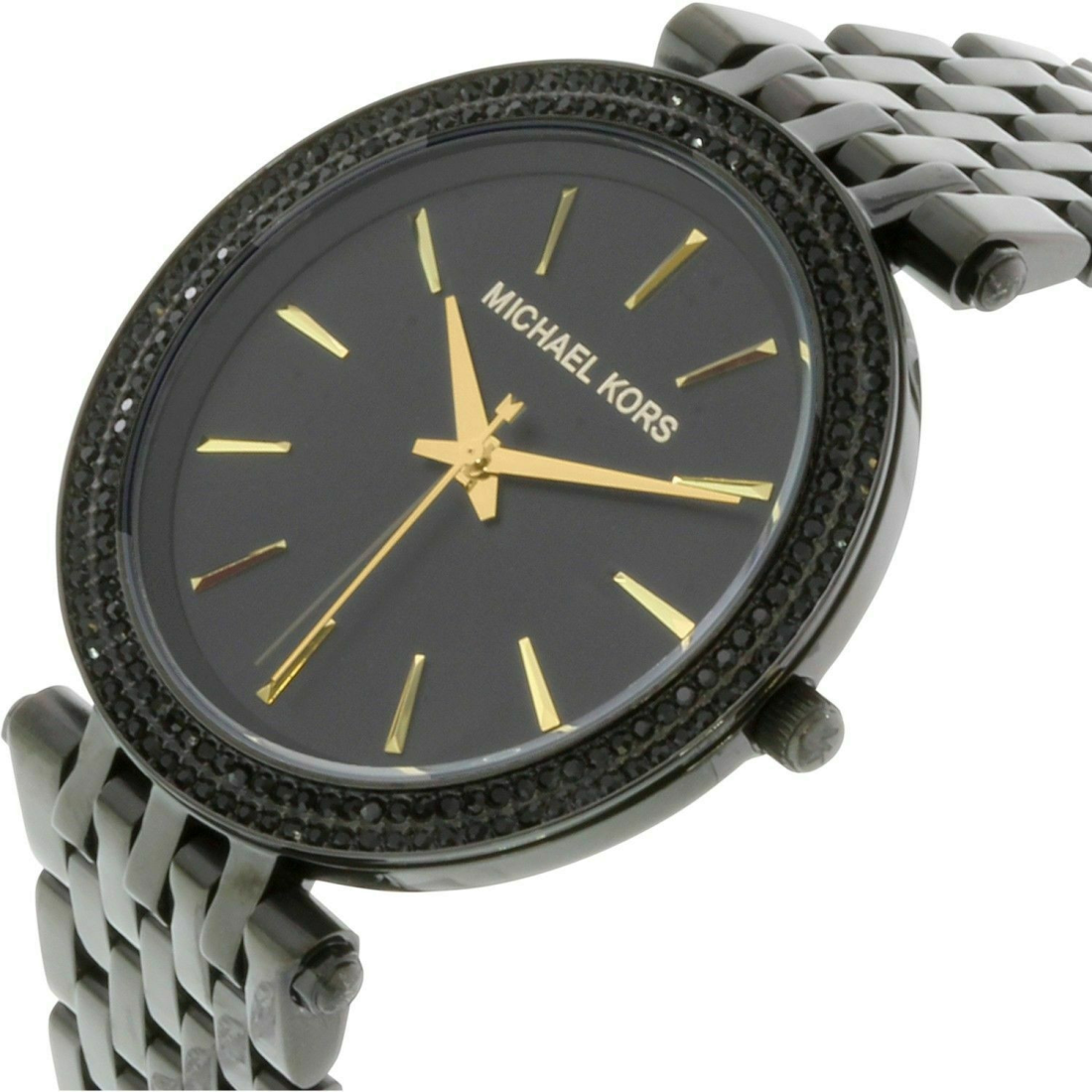 Montre Femme Michael Kors Darci MK3337 en Acier Noir à Brillants Noirs vue 2