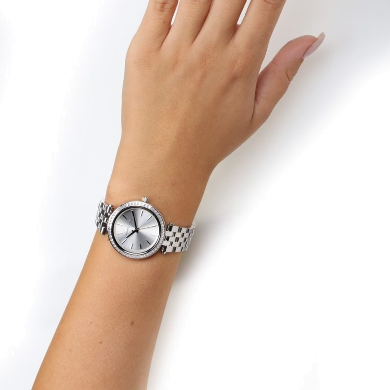 Montre Femme Michael Kors MK3364 Darci Mini en Acier Inoxydable Argent vue 4