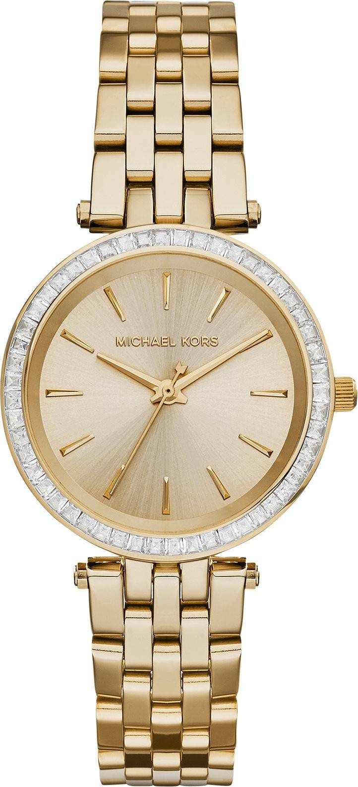 Montre Michael Kors Darci MK3365 pour Femme, Cadran Doré 33mm en Acier Doré
