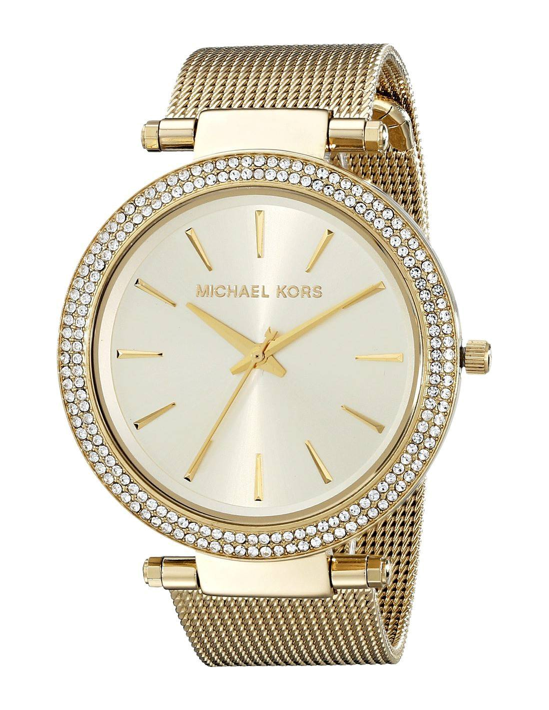 Montre Femme Michael Kors MK3368 Darci - Boîtier et Bracelet Maille Milanaise en Acier Doré