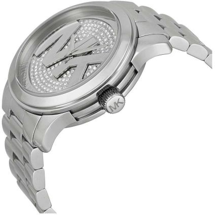 Montre Michael Kors Runway MK3375 cadran avec logo MK vue 2