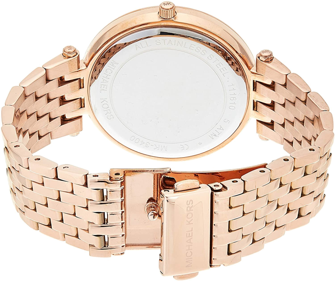 Montre Michael Kors MK3400 Or Rose et Cadran Violet vue 4