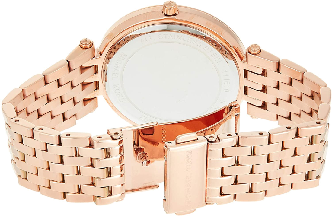Montre Michael Kors Darci MK3402 pour Femme, Boîtier et Bracelet Or Rose vue 3