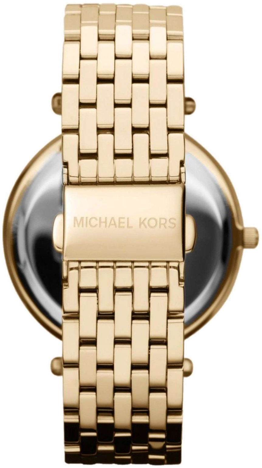 Montre Michael Kors MK3406 en Acier Doré et Cadran Bleu Nuit vue 2