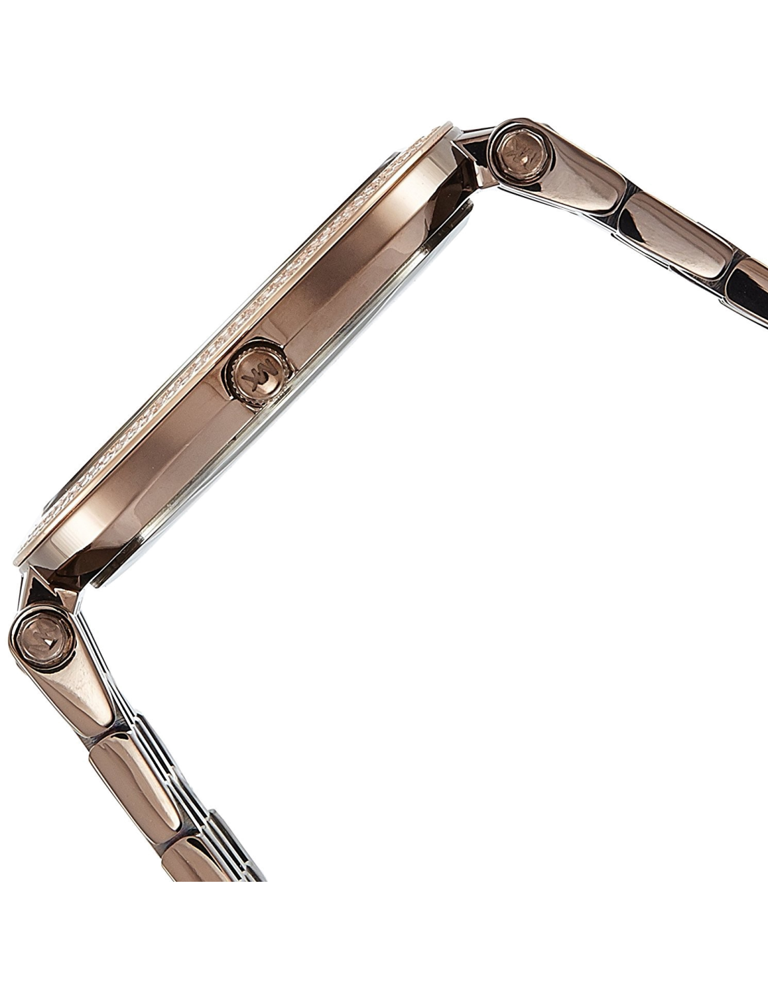 Montre Femme Michael Kors MK3416 Darci - Cadran et Bracelet Acier Marron, Lunette Cristaux vue 3