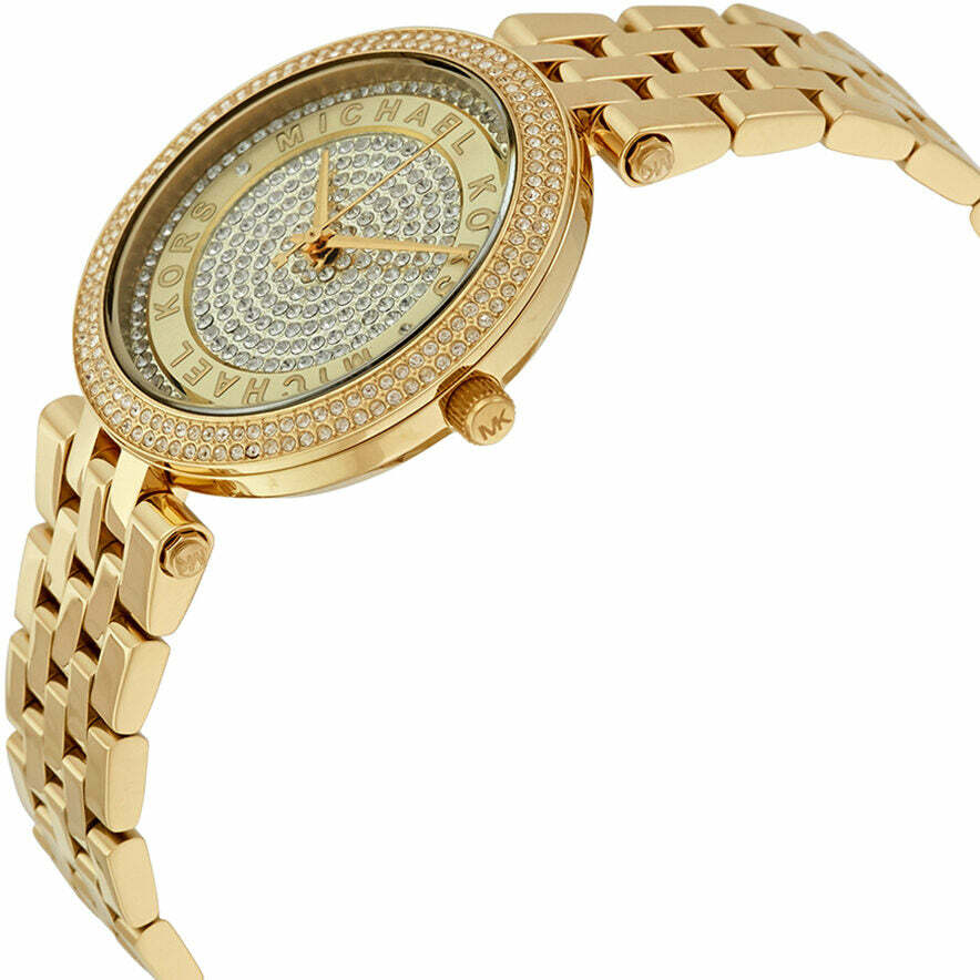 Montre-bracelet femme Michael Kors Darci MK3445 en acier doré vue 2